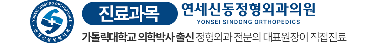 연세신동정형외과 진료과목